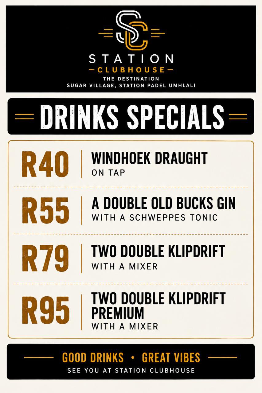 Drinks Specials
